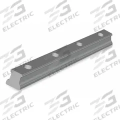 Profile Ball Rail: 25, 1,240 mm Overall Lg, 23 mm Overall Wd, 22.7 mm Overall Ht, Steel (MPN 521H25A+1240). Key specifications — Brand: THOMSON; Size: 25; Nominal Rail Size: 25.