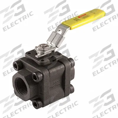 JOMAR VALVE Manual Two-Way Ball Valve: 3/4 in, Carbon Steel, Straight, FNPT x FNPT - Carbon Steel Ball Valves