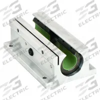 THOMSON Linear Pillow Block Bearing: Twin, Self-Aligning, 1 1/4 in Inside Dia, TEP 950 (MPN FNYBUTWNO20ALS). Key specifications — Liner: TEP 950; Material: Aluminum.