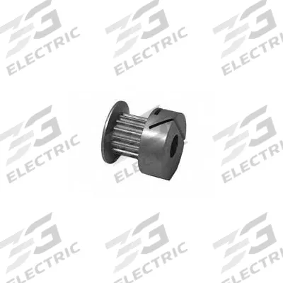 Dayton Timing Pulley: Modified Curvilinear, Fixed, For GT Timing Belt Section - GT Section Fixed-Bore Timing Pulleys with Hub