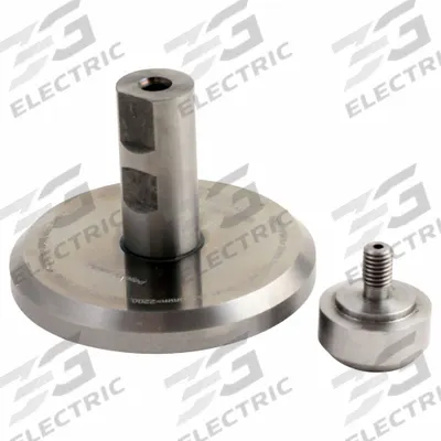 NAMPOWER BRUSH Abrasive Wheel Adapter: 25 mm, Side-Lock Collet, 100 mm to 150 mm, Metal - Coolant-Through Disc Brush Arbors
