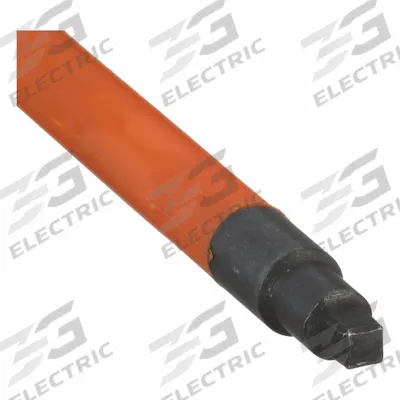 KLEIN TOOLS Insulated Square Screwdriver: Long Lg, #2 Tip Size, 8 1/4 in Overall Lg - Insulated Square Screwdrivers