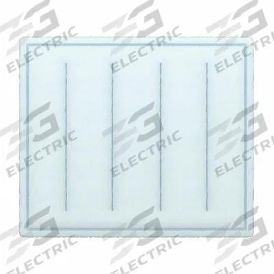 GRAINGER Ring Panel Air Filter: 25 in x 25 in x 1 in, 25 in Section Wd, 1 Sections - MERV 8 Ring Panel Air Filters