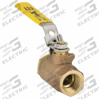 APOLLO Manual Two-Way Ball Valve: 3/4 in, Bronze, Straight, FNPT x FNPT - Bronze Ball Valves with Drain