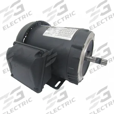 Dayton General Purpose Motor: C-Face/Rigid Base Mount, Totally Enclosed Fan Cooled - C-Face with Rigid Base 3-Phase General Purpose AC Motors