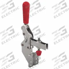 DE-STA-CO Hold-Down Clamp: Std Vertical Handle, Front Base Mounting, 76° Clamp Arm Opening Angle (MPN 2007-UF). Key specifications — attr668198: DE-STA-CO; attr668630: Neoprene.