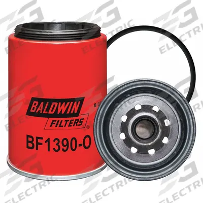 BALDWIN FILTERS Fuel Filter: Spin-On, 4 3/8 in Outside Dia, 1"-14 Thread Size, Cellulose - Spin-On Fuel Filters