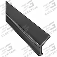 FIBERGRATE Fiberglass Angle: 1 1/2 in Outside Leg Lg, 1/4 in Leg Thick, 135° Angle, 20 ft Overall Lg (MPN 871060). Key specifications — Color: Dark Gray; Mechanical Finish: Polished; Leg Inside Corner Shape: Square; Brand: FIBERGRATE; Brand Series: EZ Angle®.
