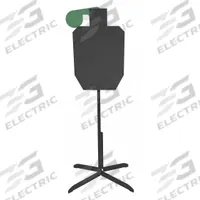 ACTION TARGET Shooting Range Targets: Steel, Freestanding Target, 3 ft Ht, 18 in Wd, Pop-Up (MPN AT-209-3-0). Key specifications — Color: Black; Target Style: Freestanding; Target Mechanism: Pop-Up; Target Grouping: Reactive; Material: Steel; Brand: ACTION TARGET.