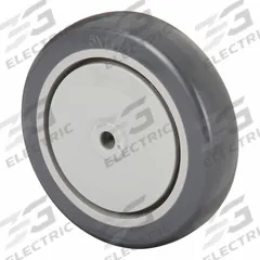 SHEPHERD Caster Wheel: 5 in Wheel Dia., 1 1/4 in Wheel Wd, Polyurethane, 315 lb Load Rating, Std (MPN WH05.0X1.25TPU33(GG)375). Key specifications — Brand: SHEPHERD; Wheel/Tread Color: Gray.