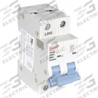 DAYTON IEC Supplementary Protector: 40 A Amps, 7.5kA at 480V AC, Screw Clamp, NDB2-63 C40/2, 480V AC (MPN 5ZVA9). Key specifications — Terminal Connection: Screw Clamp; AC Voltage Rating: 480V AC; Curve Type: C; DC Voltage Rating: Not Rated; Max. AIR Rating: 7.5kA at 480V AC; Series: NDB2-63 C40/2; Brand: DAYTON.