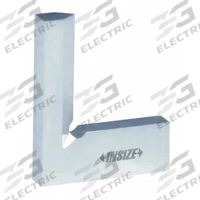 INSIZE Precision Steel Square: 90° Angle, 1-39/64 x 1-7/64 in Outside Dimensions - Machinist Precision Steel Squares