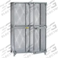 LITTLE GIANT Bulk Storage Locker: 61 in x 33 in x 78 in, 1 Fixed Shelf, Legs, Gray, Gray, Shelves (MPN SL1-3060). Key specifications — Brand: LITTLE GIANT; Body Panel Type: Ventilated; Base Type: Legs; Cabinet Color: Gray; Frame Assembled: Assembled.