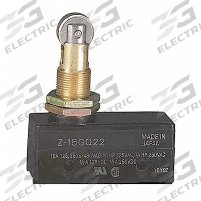 OMRON Snap Action Switch: Roller Plunger Actuator, 1NO/1NC - Roller-Plunger Snap-Action Switches