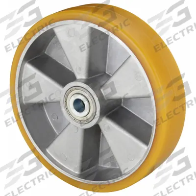 APPROVED VENDOR Caster Wheel: 9 13/16 in Wheel Dia., 2 3/8 in Wheel Wd, Polyurethane, Aluminum - Polyurethane Tread on Aluminum Core Wheels