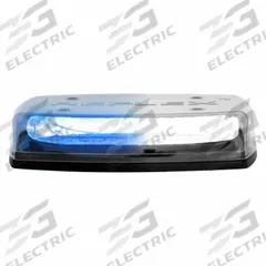 CODE 3 Mini Light Bar: Emergency Vehicle Mini Light Bar, Blue/White, 40.8 W Watt, Clear, LED, IP65 (MPN C5550CBW). Key specifications — Brand: CODE 3; Lens Color: Clear; Number of Flash Patterns: 91; Installation Type: Permanent; Operating Voltage: 12-24V DC.