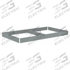 TENNSCO Shelf: 48 in x 18 in, 2,250 lb Load Capacity, Gray, Shelf (MPN ZLES-4818). Key specifications — Includes: (4) Beams; Shelf Configuration: Single Straight; Color: Gray; Frame Material: Steel; Brand: TENNSCO; Frame Finish: Zinc Plated; Product Type: Shelf.