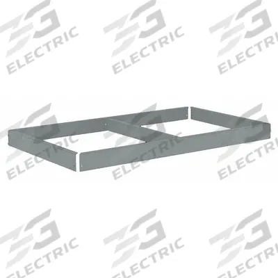 TENNSCO Shelf: 48 in x 18 in, 2,250 lb Load Capacity, Gray - Open Deck Shelf Kits for Boltless Shelving