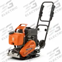 HUSQVARNA Plate Compactor: 14 in Plate Lg, 13 3/4 in Plate Wd, 2,338 lbf, Forward Direction (MPN LFe 60 LAT). Key specifications — Water Tank Included: Yes; Compacting Force: 2,338 lbf; Brand: HUSQVARNA.