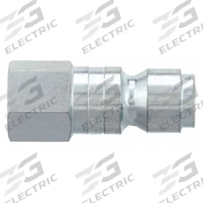 AMFLO Quick Connect Hose Coupling: 3/8 in Body Size, 1/4 in Hose Fitting Size - Tru-Flate Automotive Steel Quick-Connect Air Coupling Plugs