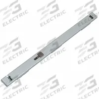 ABUS File Cabinet Locking Bar: Silver, 22 1/2 in Overall Ht, 1 in Overall Dp, 1 3/8 in Overall Wd (MPN ABUS File Bar 2 Ft). Key specifications — attr988670: Powder Coated; attr988694: Steel; attr988652: ABUS; attr988656: Silver.