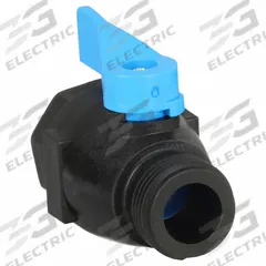 APPROVED VENDOR Manual Two-Way Ball Valve: 3/4 in, PVC, Straight, FNPT x MGHT, Full Port Ball Port (MPN 7051790). Key specifications — Brand: APPROVED VENDOR; Handle: Lever.