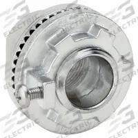 CALBRITE Grounding Lug Hubs for RMC/IMC: 3/4 in Trade Size, 1 5/8 in Overall Lg, 316 Stainless Steel (MPN S60700LTV2). Key specifications — Insulated: No; Thread Size: 3/4"-14; Thread Type: NPSL; Brand: CALBRITE.