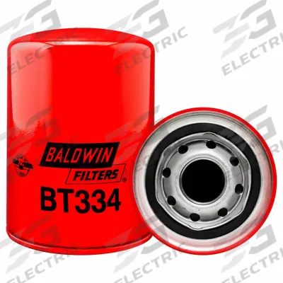 BALDWIN FILTERS Hydraulic/Oil Filter: BT334, 1 1/8"-16 Thread Size, 5 3/8 in Overall Ht - Spin-On Oil Filters