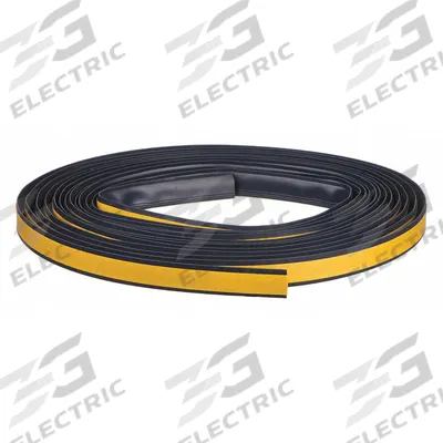PEMKO Smoke Seal: Bulb, Self-Adhesive Mounting, Std, TPE, 20 ft Overall Lg - Smoke Seals