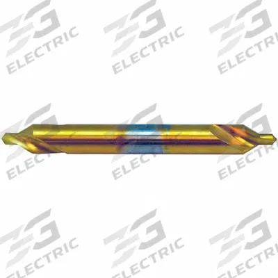 KEO Center Drill: Plain Type, #2, 60°, 3 in Overall Lg - Plain-Tip Center Drills