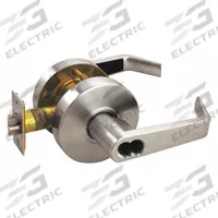 ARROW Door Lockset: Classroom Lever Locksets, Chrome, ADA Compliant, Interchangeable Core (MPN RL17SR 26D IC). Key specifications — Ligature Resistance: Not Ligature-Resistant; Brand: ARROW; Lockset Function ANSI Code: F84; Visual Indicator Message: No Message; Lockset Style: RL Rose; ADA Compliant: Yes; Finish: Satin Chromium-Plated : Zinc.