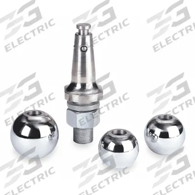 REESE Interchangeable Trailer Hitch Ball: V, 8,000 lb Gross Vehicle Wt Capacity - Hitch Balls