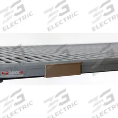 METRO Label Holder: Metro Super Erecta Pro, 39 7/16 in Overall Wd, 1 1/4 in Overall Ht, Tan (MPN MQ48LH). Key specifications — Brand: METRO; Color: Tan; Compatible Brand and Series: Metro Super Erecta Pro.