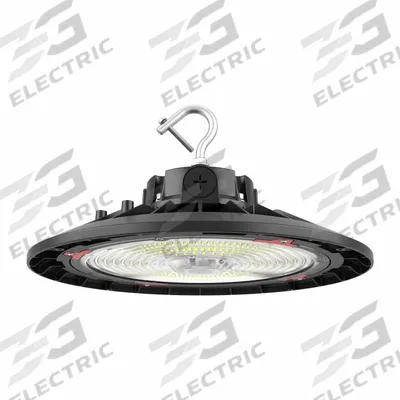 KEYSTONE TECHNOLOGIES Light Fixture: 33,600 lm, 3000K/4000K/5000K - Round LED Bay Lights