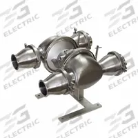 GRACO Double Diaphragm Pump: Stainless Steel, 4 in, Tri-Clamp, 90 gpm, 277 ft Max. Head, SS Valve (MPN SP4F.0000). Key specifications — Brand: GRACO; Check Valve Material: SS; Seat Material: SS; Diaphragm Material: PTFE w/ EPDM Backing.