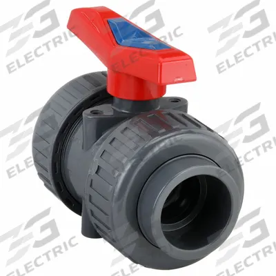 APPROVED VENDOR Manual Two-Way Ball Valve: 2 in, PVC, Straight, Socket x FNPT - PVC Ball Valves