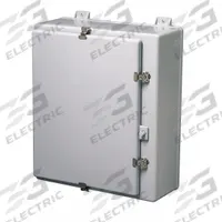 WIEGMANN Enclosure: Fiberglass, 36 in x 30 in x 12 in, NEMA 1/12/3/3R/4X, Solid Cover, Hinged (MPN HW-N4X363012CH). Key specifications — Brand: WIEGMANN; Enclosure Material: Fiberglass; Knockouts: Not Included.