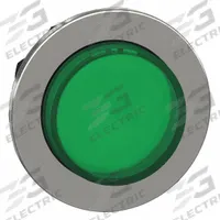 SCHNEIDER Extended Push Button: Green, 30 mm Mounting Size, Metallic, Maintained (MPN ZB4FH33). Key specifications — Brand: SCHNEIDER; Action: Maintained; Series: XB4; Push Button Material Type: Metallic.