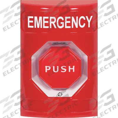 SAFETY TECHNOLOGY INTERNATIONAL Exit Push Button: 4 7/8 in Ht, 3 3/16 in Dp, 3 1/4 in Wd, ADA Compliant - Push-to-Exit Buttons