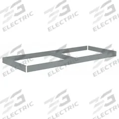 TENNSCO Shelf: 60 in x 24 in, 2,000 lb Load Capacity, Gray, Shelf (MPN ZLES-6024). Key specifications — Includes: (4) Beams; Shelf Configuration: Single Straight; Color: Gray; Frame Material: Steel; Brand: TENNSCO; Frame Finish: Zinc Plated; Product Type: Shelf.