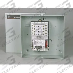 GE Lighting Magnetic Contactor: 8 Poles, 277V AC, 30 A, 2-Wire, Mechanically Held (MPN CR463M80DNA10A0). Key specifications — Brand: GE.