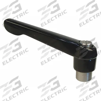 APPROVED VENDOR Adjustable Handle: Plastic w/ SS Thread, 12 mm Thread Lg - Teardrop-Style Adjustable Handles with Unthreaded Hole