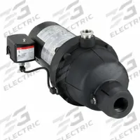 DAYTON Shallow Well Jet Pump: 1/2 hp HP, Single Phase, 115/230V AC, Ejector Included, Included (MPN 4HEY4). Key specifications — Rated Voltage: 115/230V AC; Brand: DAYTON; Ejector Included: Ejector Included; Ejector: Included.