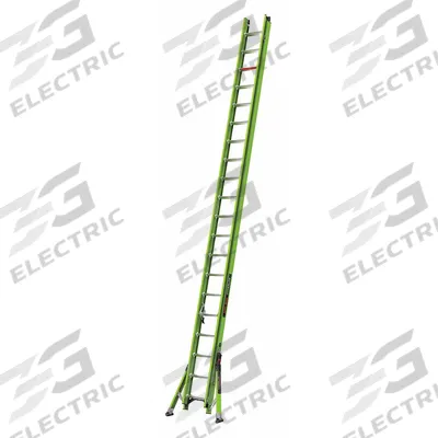 LITTLE GIANT Extension Ladder: 40 ft Ladder Size, Fiberglass, 300 lb Load Capacity - Non-Conductive Fiberglass Extension Ladders