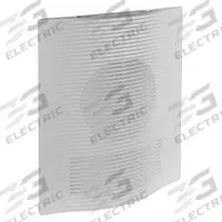 QMARK Recessed Electric Wall-Mount Heater: 1800 W/4800 W, 208V AC, Single Phase, 208V AC, 1-phase (MPN SSAR4808). Key specifications — Grille Color: White; Programming Capability: 5-2; Wattage Output: 1800 W/4800 W; Voltage, Phase: 208V AC, 1-phase; Rough-In Dimensions - H x W x D: 18-3/16 in x 14-1/4 in x 3-7/8 in; Nominal Voltage - HVAC: 208V AC; Brand: QMARK; Phase: Single.