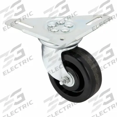 APPROVED VENDOR Plate Caster: Swivel, Phenolic, 4 in Wheel Dia, 1 1/2 in Wheel Wd, Triangle - Triangular-Mount Kingpinless Plate Casters
