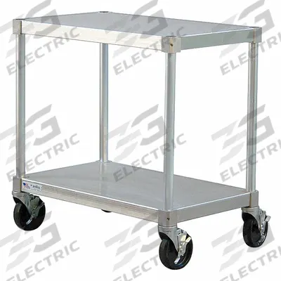 NEW AGE INDUSTRIAL Fixed Height Work Table: Fixed Ht, Aluminum - Aluminum-Top Mobile Worktables