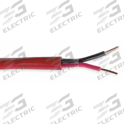 CAROL Fire Alarm Cable: 1,000 ft Cable Lg, Riser, Riser, S-R PVC, Semi-Rigid PVC - Unpaired Shielded Cables