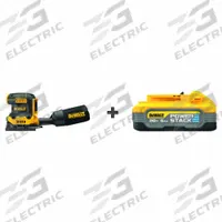 DEWALT Cordless Sheet Sander w/ BONUS BATTERY: 20V MAX, Battery Included, Clamp, Palm Grip, 20 V (MPN DCW200B/DCBP520). Key specifications — attr565734: DEWALT; attr645846: 4-1/2 x 5-1/2 in; attr645844: Sheet Sander; attr645853: (1) Bare Tool; attr645854: (1) 5.0 Ah; attr645858: Cordless; attr645860: 20V MAX; attr645861: Battery Included.