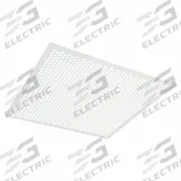 Diffusers: Ceiling, 23 3/4 in H, 23 3/4 in W, Lay-In, Plastic, Perforated, White (MPN STR-PERF-2212-20PK). Key specifications — Insulated: No; Adjustable Blades: No; Color: White; Brand: AMERICAN LOUVER; Mounting Location: Ceiling.
